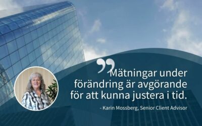 Varför det är viktigt att mäta under förändringsprocesser
